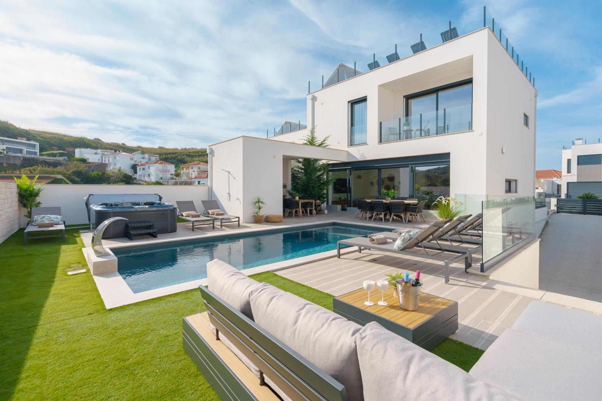 Paradise Villa, Luxury Villa Near The Beach Ribamar  Exteriér fotografie