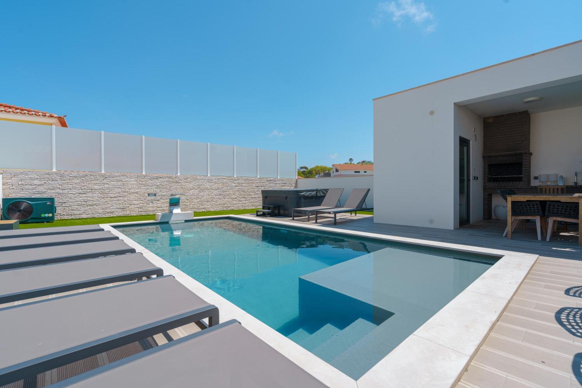 Paradise Villa, Luxury Villa Near The Beach Ribamar  Exteriér fotografie